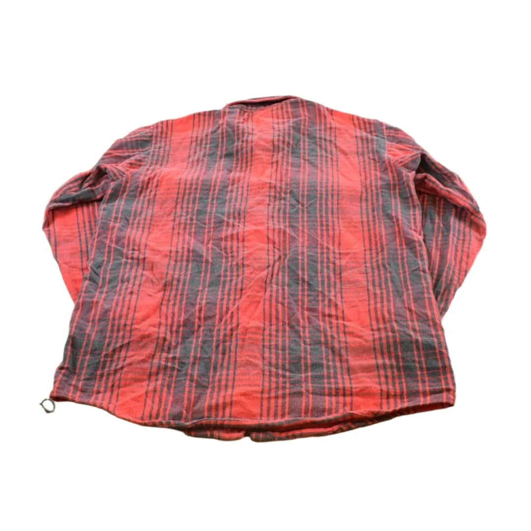 Vintage 1990s OshKosh B'Gosh Plaid Flannel Button Up Shirt Men's L / 90s Streetwear / Basic Essential Layering / Buffalo Check from propervintagecanada