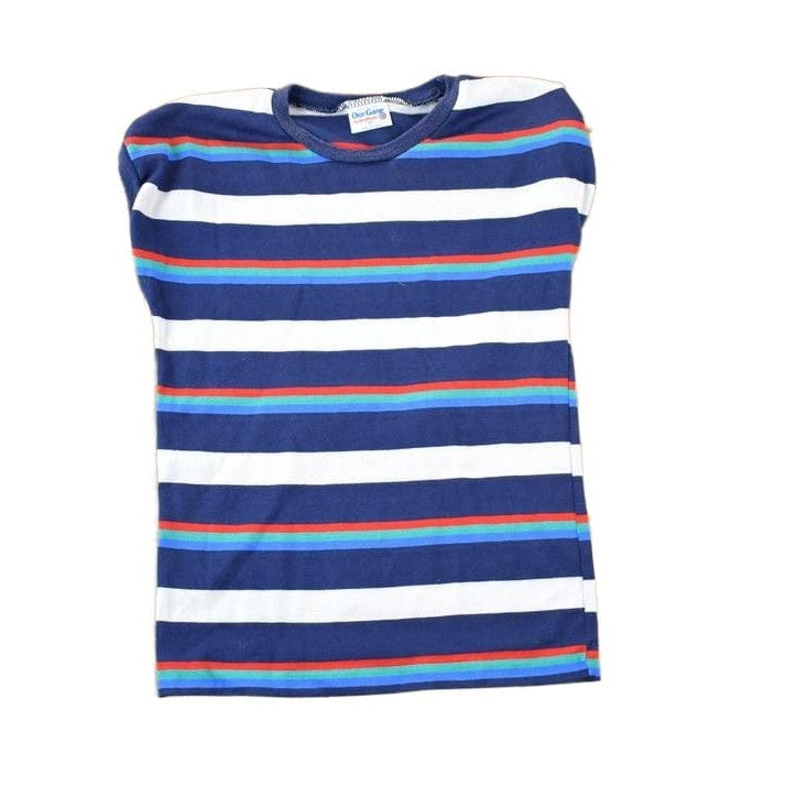 Vintage 1990s Our Gang Striped Yacht Style Shirt Womens 2XS-XS from propervintagecanada