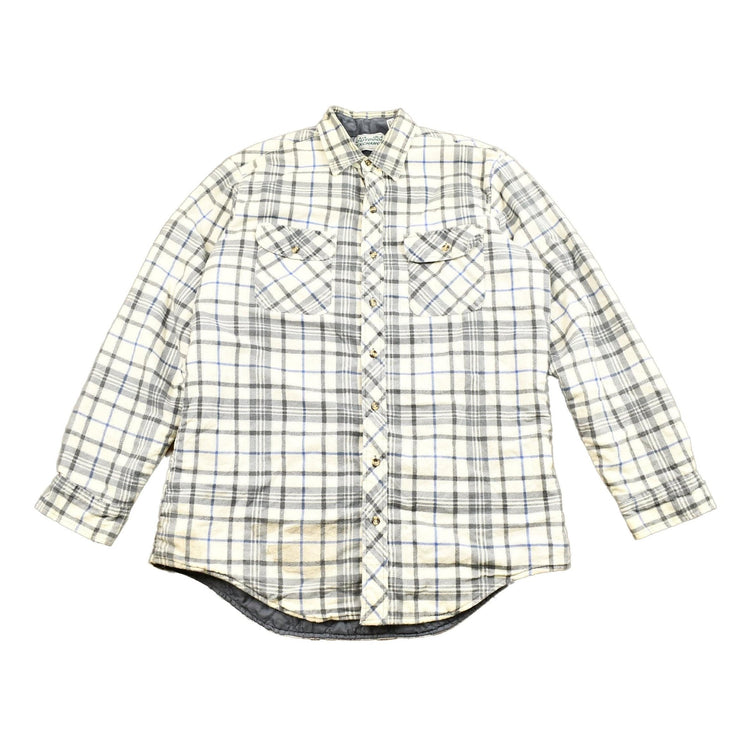 Vintage 1990s Outdoor Exchange Heavyweight Insulated Button Up Shirt Men's Large from propervintagecanada