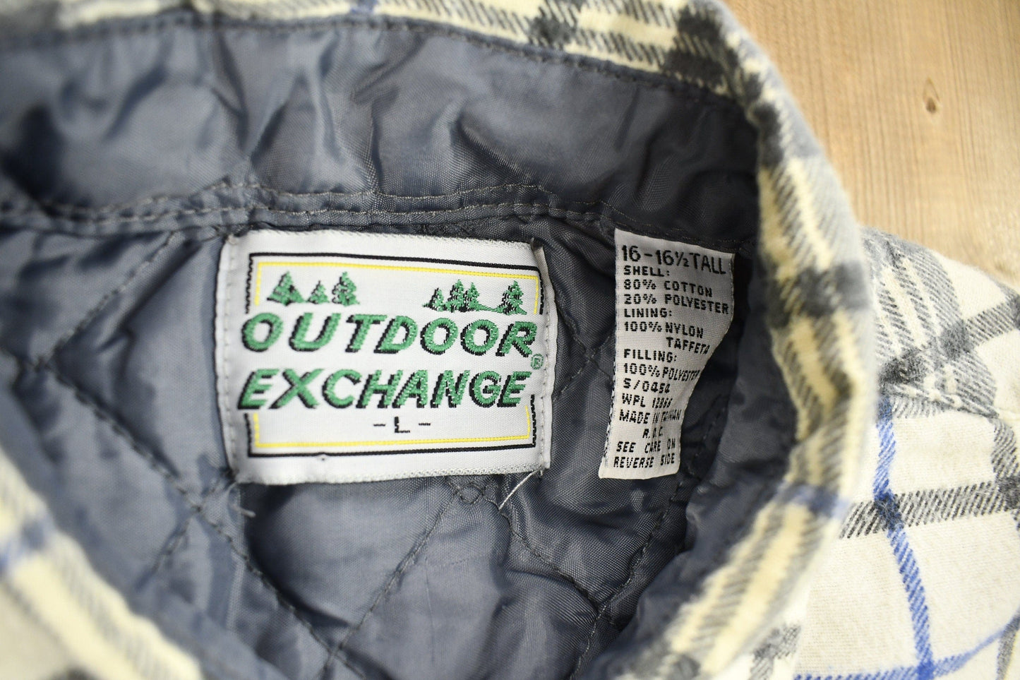 Vintage 1990s Outdoor Exchange Heavyweight Insulated Button Up Shirt Men's Large from propervintagecanada