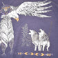 Vintage 1990s Outdoorsman Howling Wolves Eagle Souvenir T-Shirt Men's XL from propervintagecanada