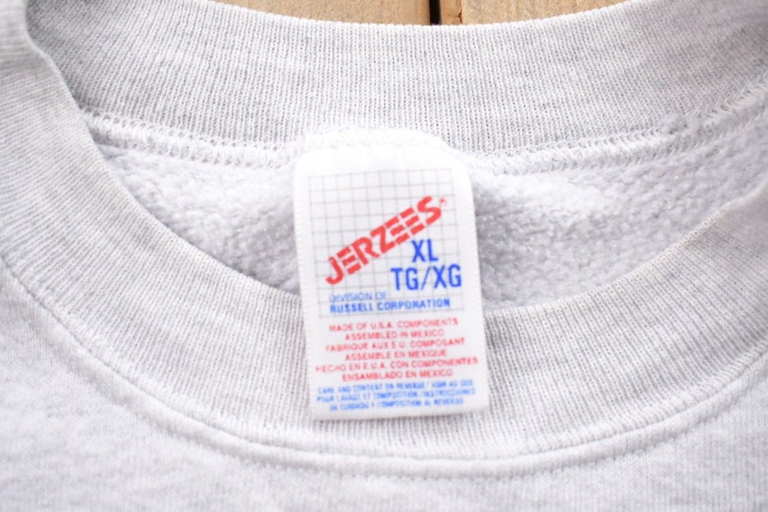 Vintage 1990s Outhouse Theme Crewneck Sweater from propervintagecanada