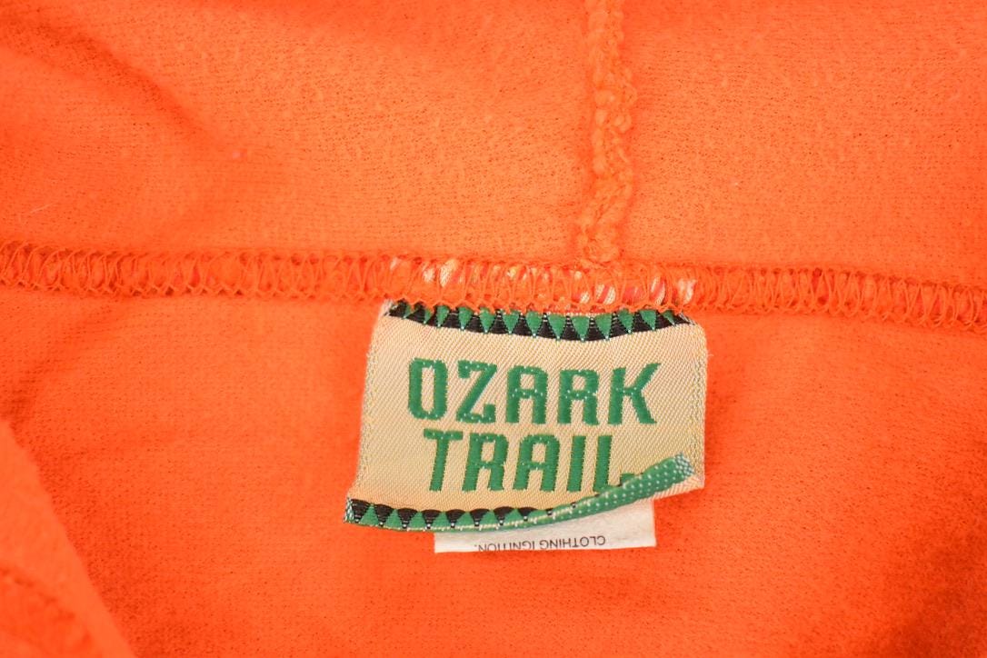 Vintage 1990s Ozark Trail Full Zip Souvenir Blank Hoodie Sweatshirt Men's XL / 90's Tourist Vacation Graphic Sweater from propervintagecanada