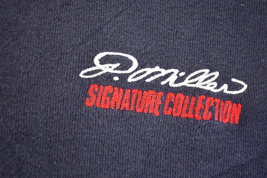 Vintage 1990s P Miller Souvenir Zip Up Hip Hop Streetwear Sweatshirt Men's XXL from propervintagecanada