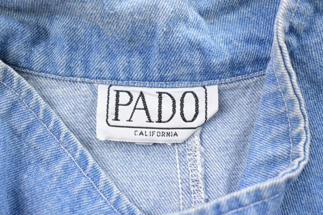 Vintage 1990s Pado California Western Theme Button Up Jean Shirt Men's 2XL from propervintagecanada