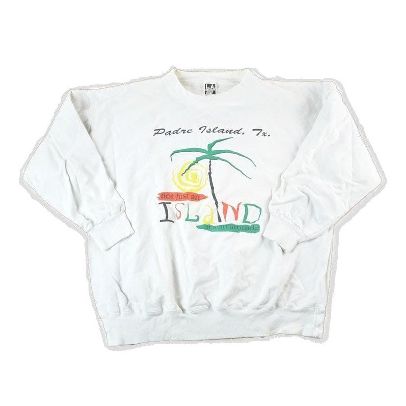 Vintage 1990s Padre Island Texas Crewneck Sweatshirt Mens M from propervintagecanada