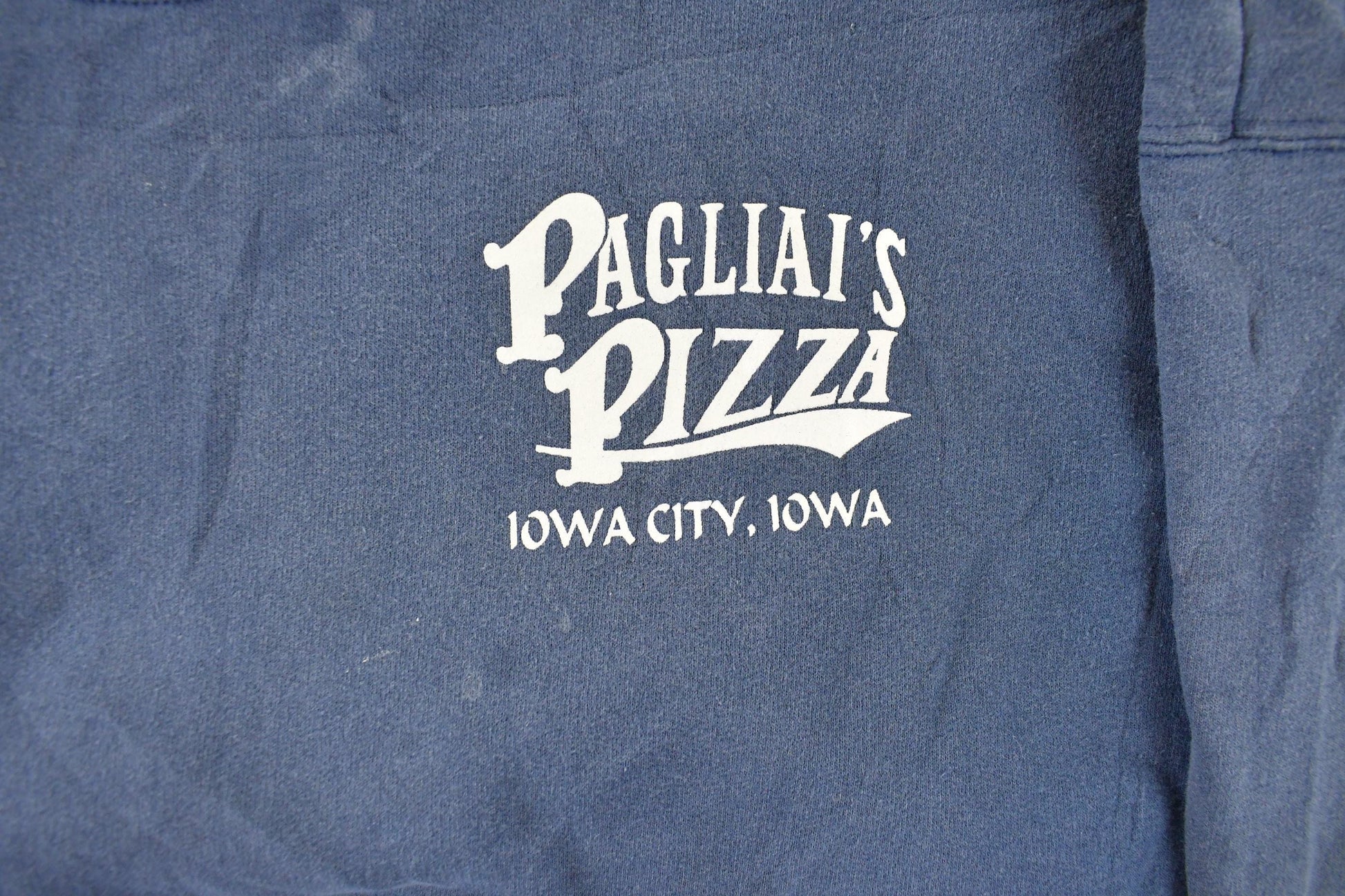Vintage 1990s Pagliai's Pizza Promo Crewneck Sweatshirt Men's L from propervintagecanada