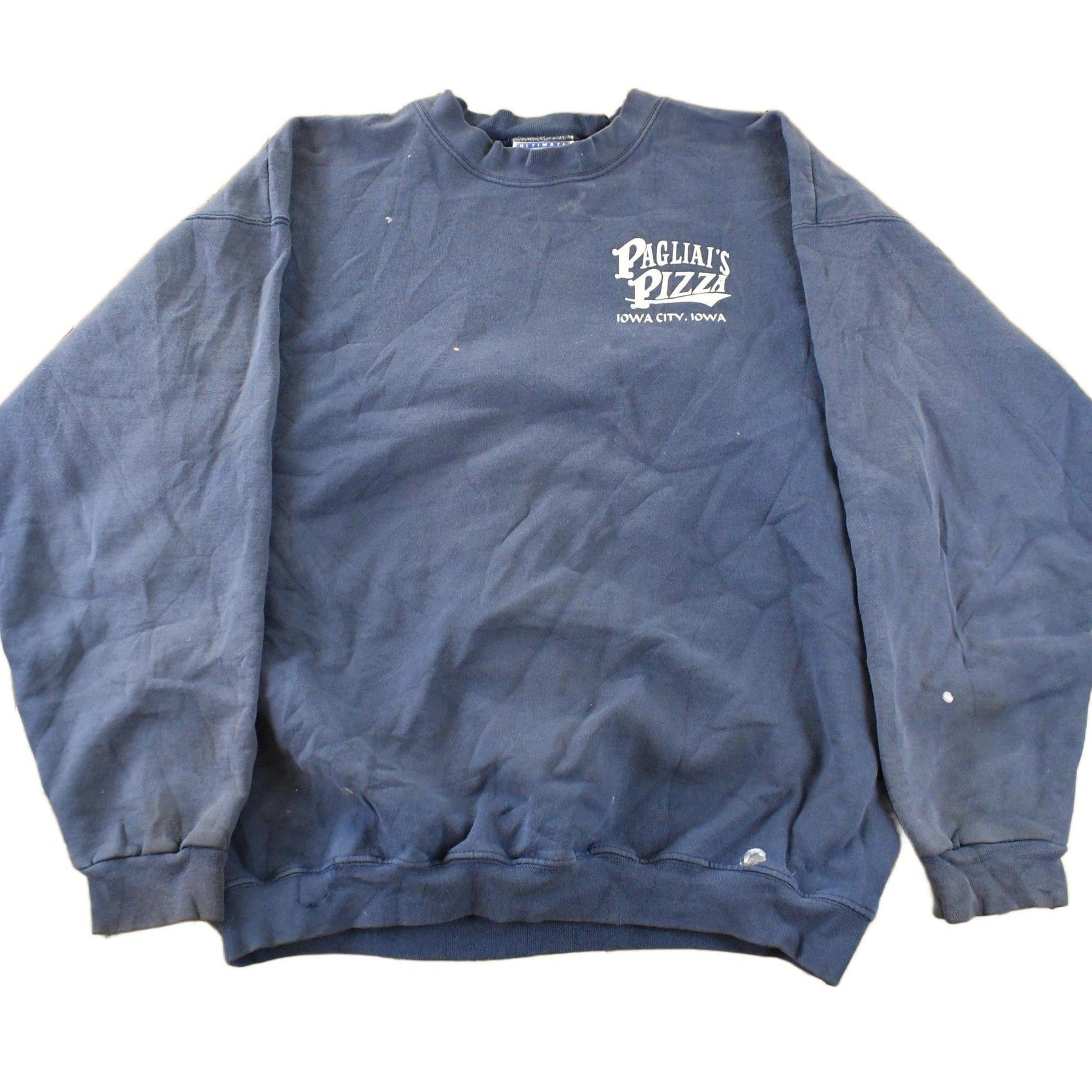 Vintage 1990s Pagliai's Pizza Promo Crewneck Sweatshirt Men's L from propervintagecanada