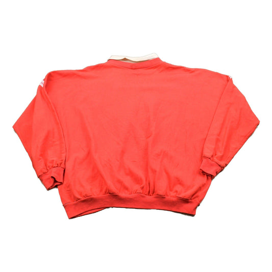 Vintage 1990s Paisley Collared Crewneck Sweatshirt Men's M from propervintagecanada
