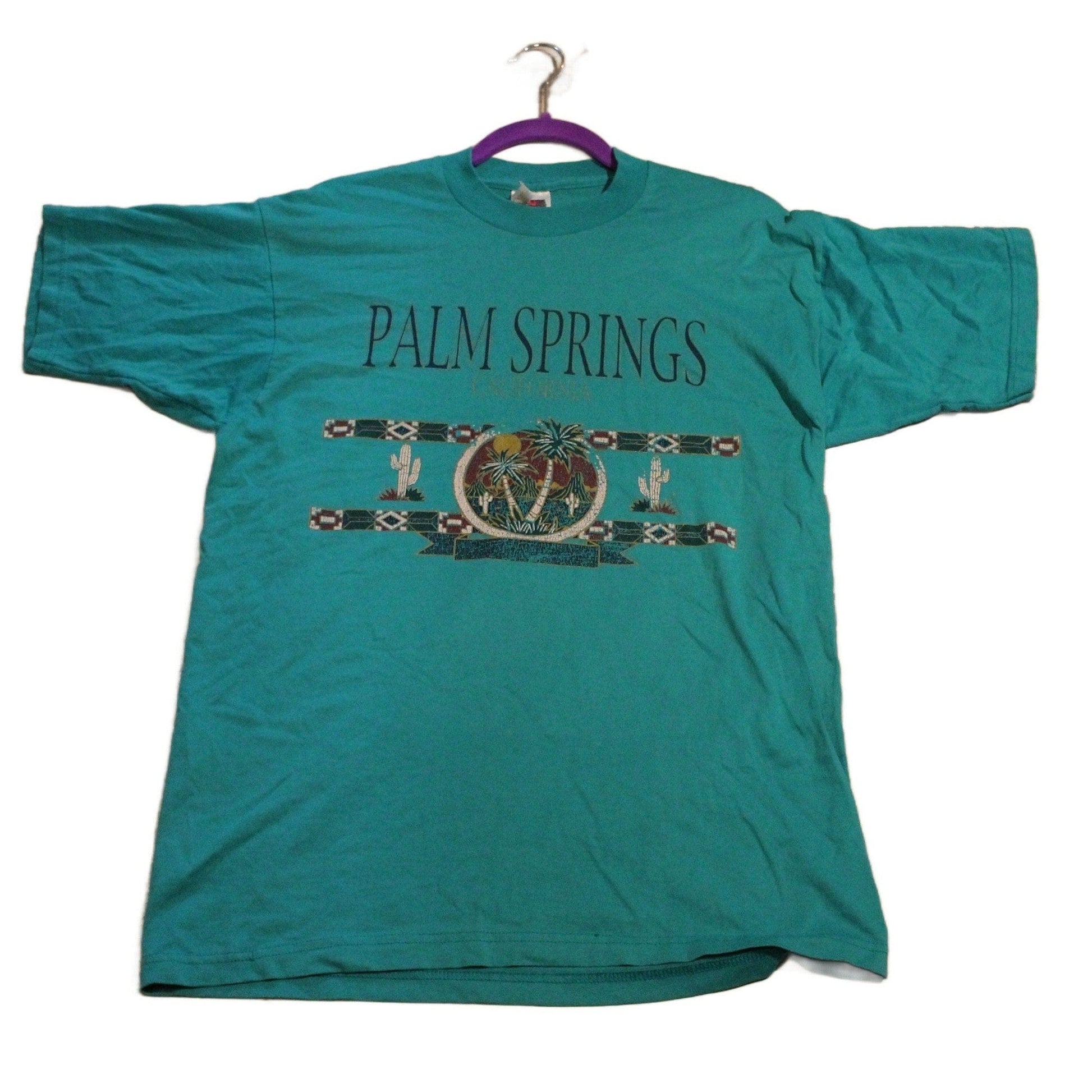 Vintage 1990s Palm Springs California Souvenir T Shirt Men's Large from propervintagecanada