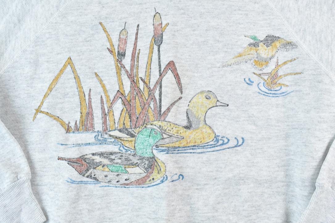 Vintage 1990s Pannill 2 Ducks Souvenir Outdoor Crewneck Sweatshirt Men's Large from propervintagecanada