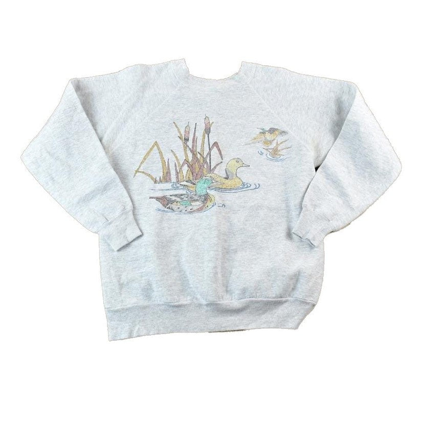 Vintage 1990s Pannill 2 Ducks Souvenir Outdoor Crewneck Sweatshirt Men's Large from propervintagecanada