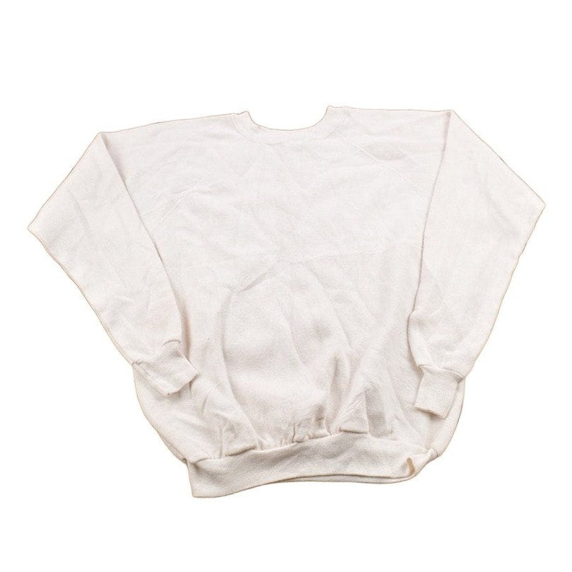 Vintage 1990s Pannill Blank White Crewneck Sweatshirt Men's Small from propervintagecanada