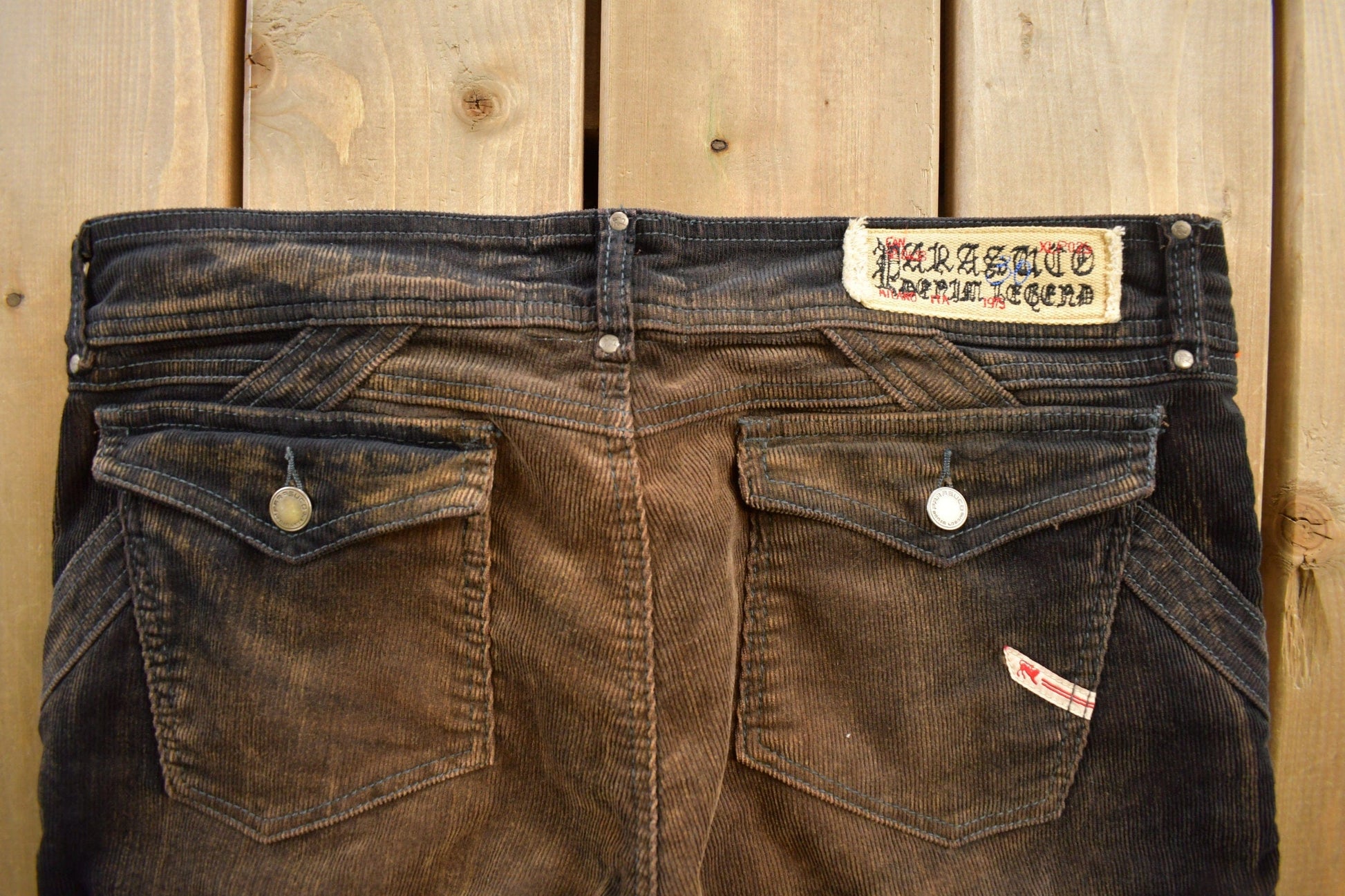 Vintage 1990s 'Parasuco' Bootcut Jeans Men's 36 x 33 from propervintagecanada