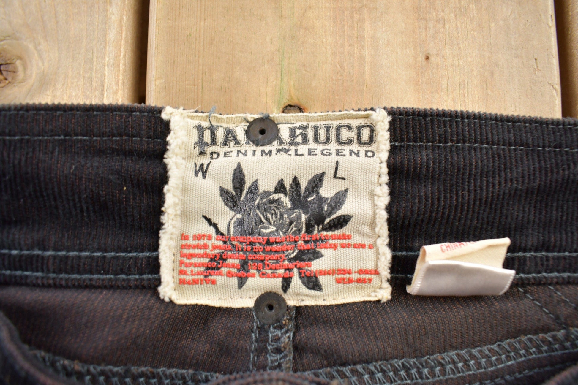 Vintage 1990s 'Parasuco' Bootcut Jeans Men's 36 x 33 from propervintagecanada