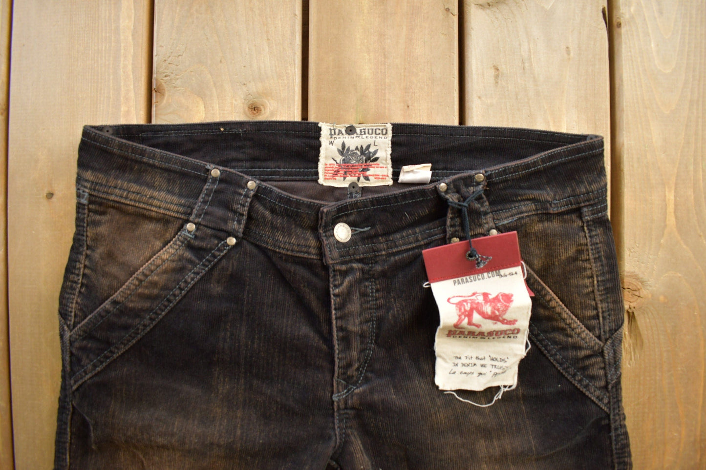 Vintage 1990s 'Parasuco' Bootcut Jeans Men's 36 x 33 from propervintagecanada