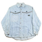 Vintage 1990s Parasuco Denim Button Up Shirt Men's XL from propervintagecanada