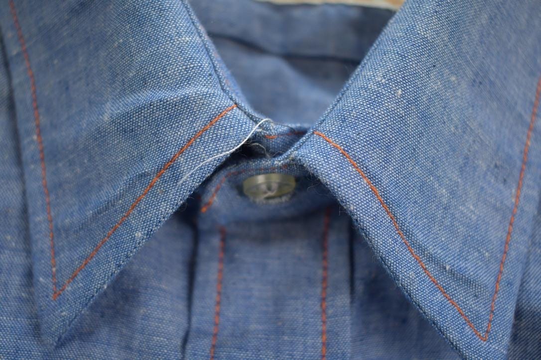 Vintage 1990s Pardner Jean Western Style Snap Button Up Rodeo Shirt Men's XL from propervintagecanada