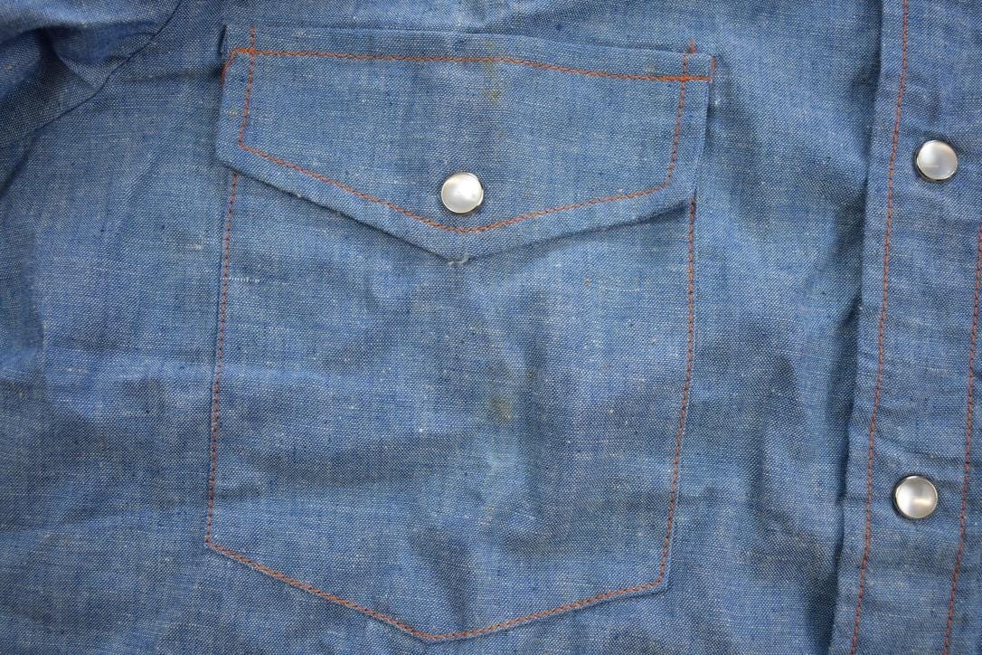 Vintage 1990s Pardner Jean Western Style Snap Button Up Rodeo Shirt Men's XL from propervintagecanada