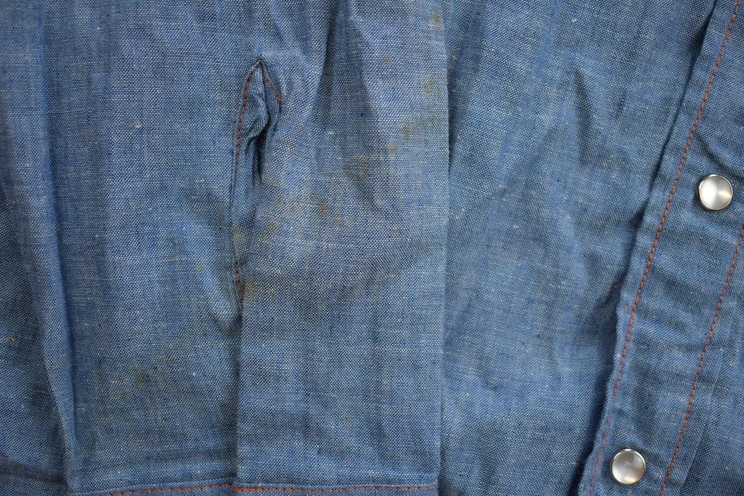 Vintage 1990s Pardner Jean Western Style Snap Button Up Rodeo Shirt Men's XL from propervintagecanada