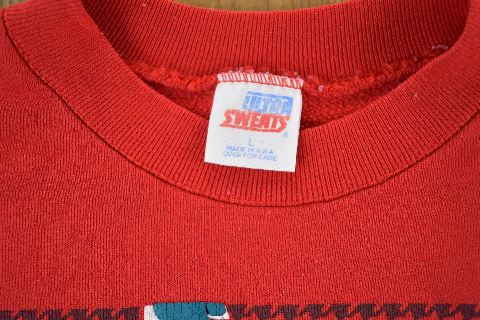 Vintage 1990s Paris Sport Club Christmas Crewneck Sweatshirt Mens L from propervintagecanada