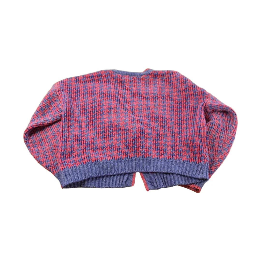 Vintage 1990s Paris Sport Club Knit Cardigan Sweater Women's S from propervintagecanada