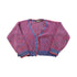 Vintage 1990s Paris Sport Club Knit Cardigan Sweater Women&