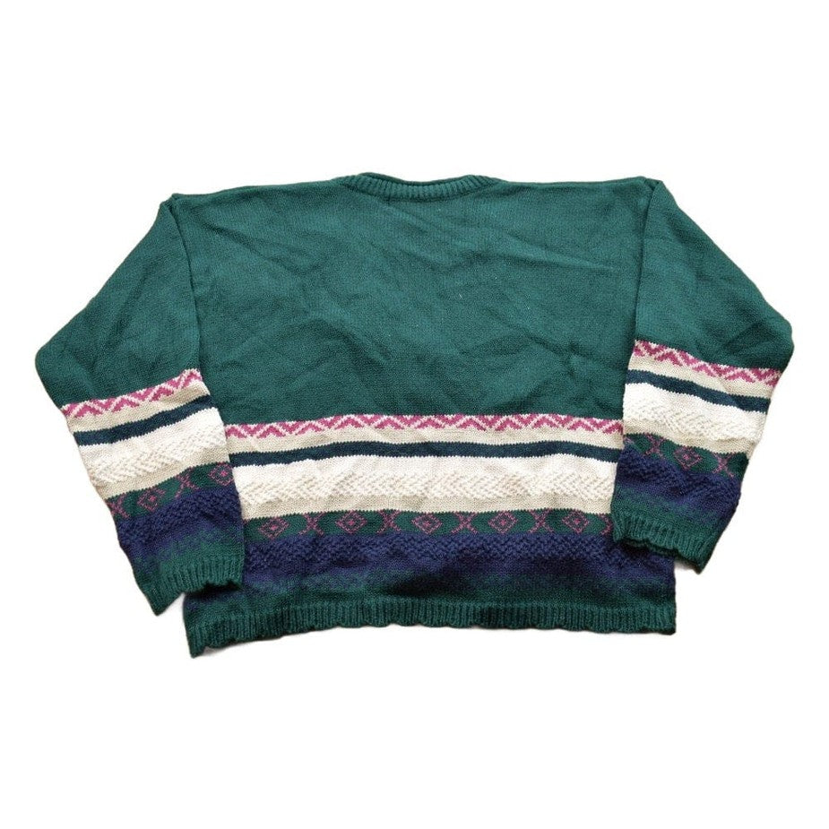 Vintage 1990s Paris Sport Club Knitted Cardigan Style Sweater Men's S from propervintagecanada