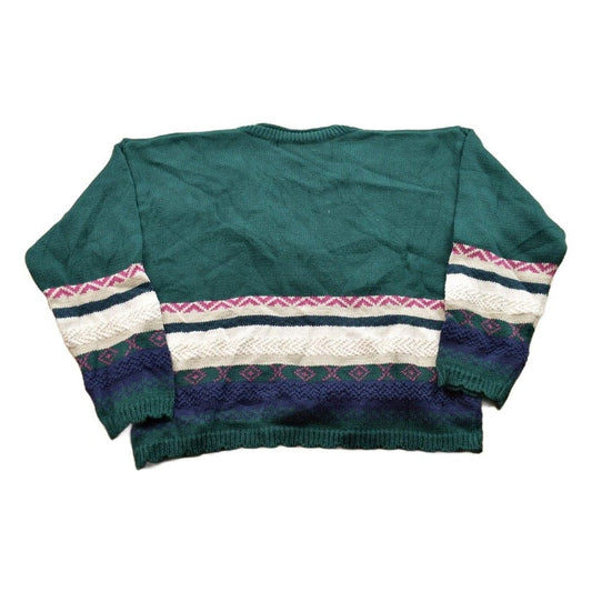 Vintage 1990s Paris Sport Club Knitted Cardigan Style Sweater Men's S from propervintagecanada