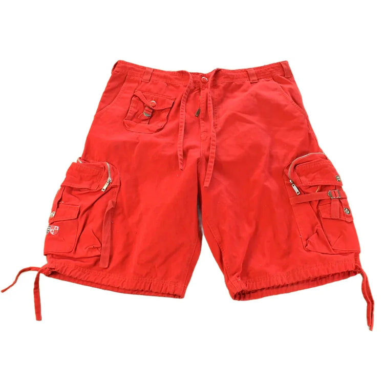 Vintage 1990s Parish Baggy Red Cargo Shorts Men's 41 / Baggy Shorts / Tactical Shorts / Cargo Pockets/ Jorts from propervintagecanada