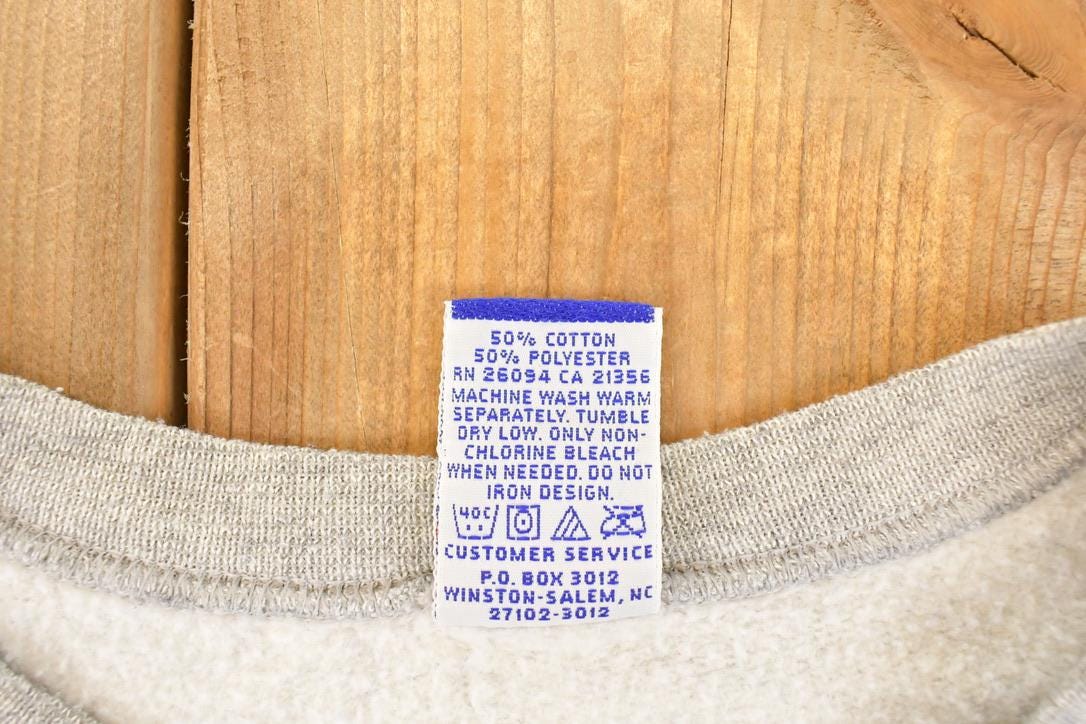 Vintage 1990s Parker Prairies Panthers Champion Graphic Print Crewneck Sweatshirt Men's XL from propervintagecanada
