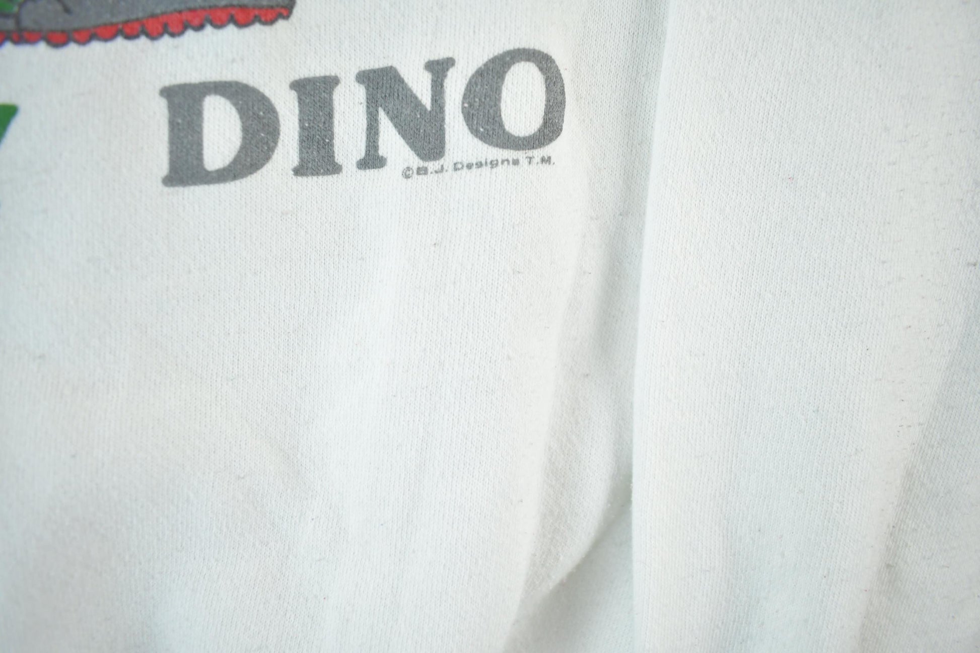 Vintage 1990s Party Dino Dinosaur Crewneck Sweatshirt Men's Large from propervintagecanada