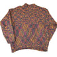 Vintage 1990s Pasta Abstract Knit Crewneck Sweater Women's L from propervintagecanada