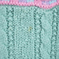 Vintage 1990s Pastel Cable Knitted Crewneck Sweater from propervintagecanada