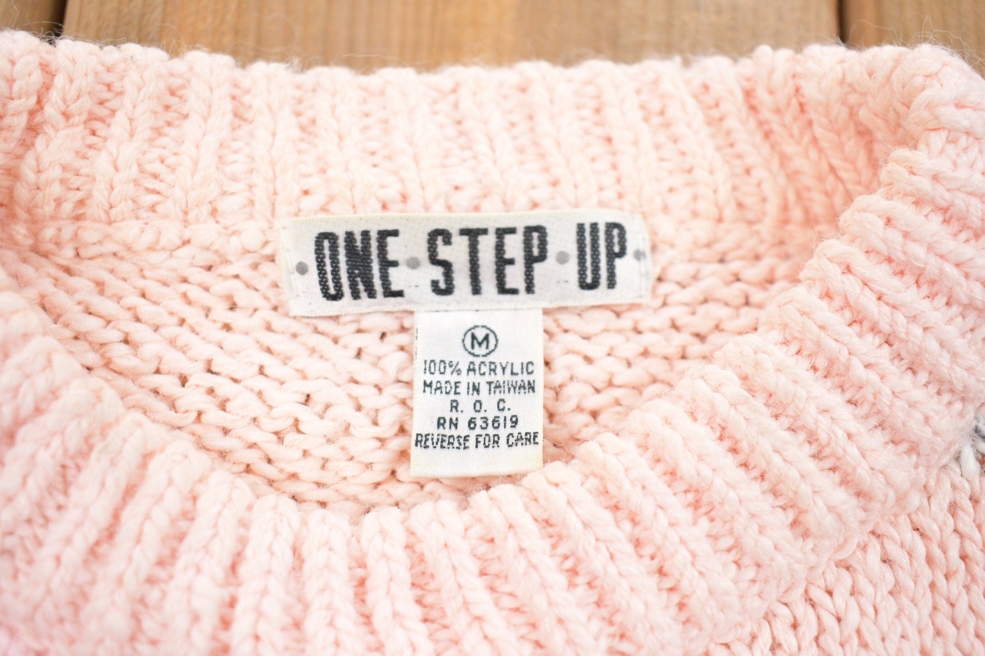 Vintage 1990s Pastel Knitted Crewneck Sweater Women's S from propervintagecanada