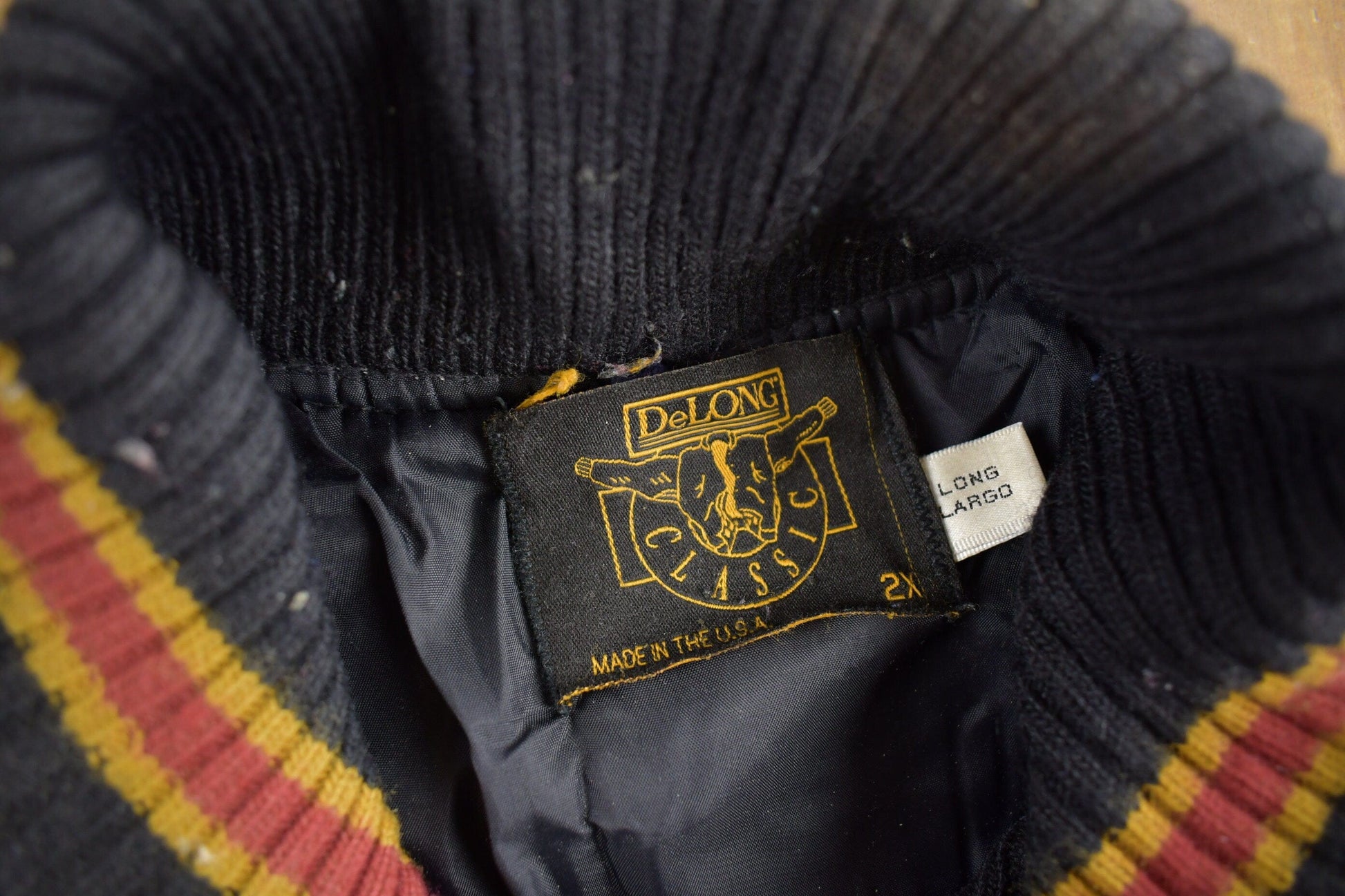 Vintage 1990s Pat Carney Studio Leather Varsity Jacket Men's 2XL from propervintagecanada