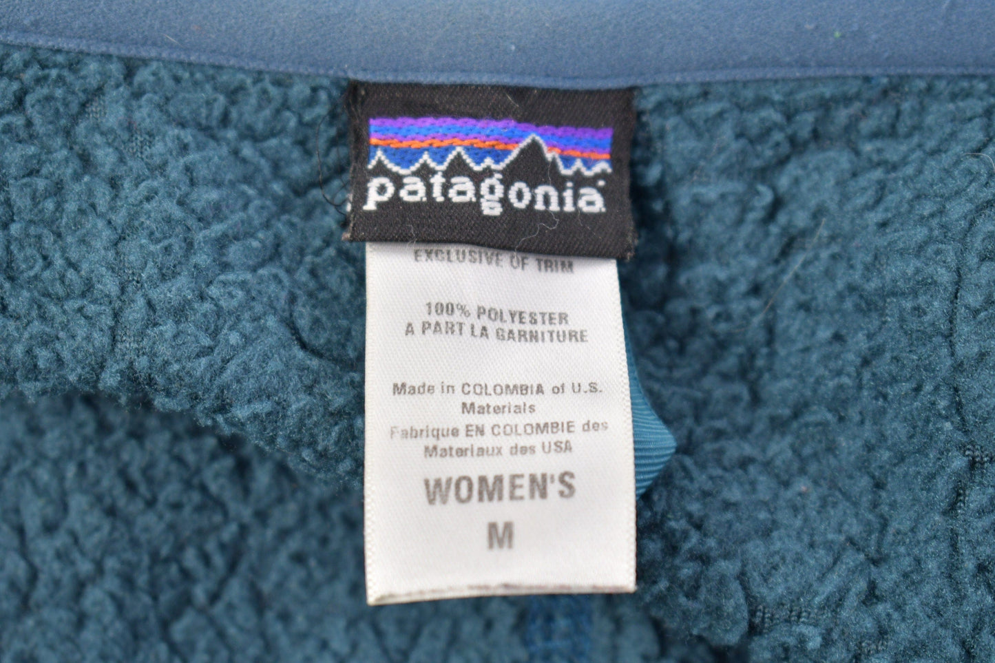 Vintage 1990s Patagonia Blue Women's Zip Up Fleece Sweater Women's S from propervintagecanada