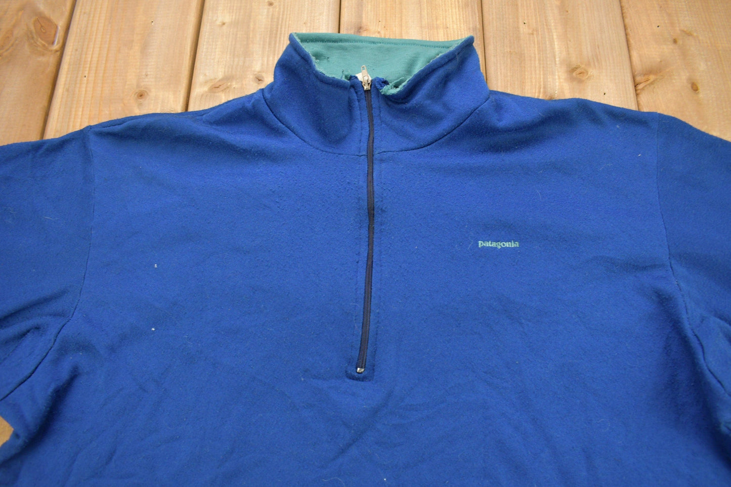 Vintage 1990s Patagonia Capilene Half Zip Fleece Sweater Men's 2XL from propervintagecanada