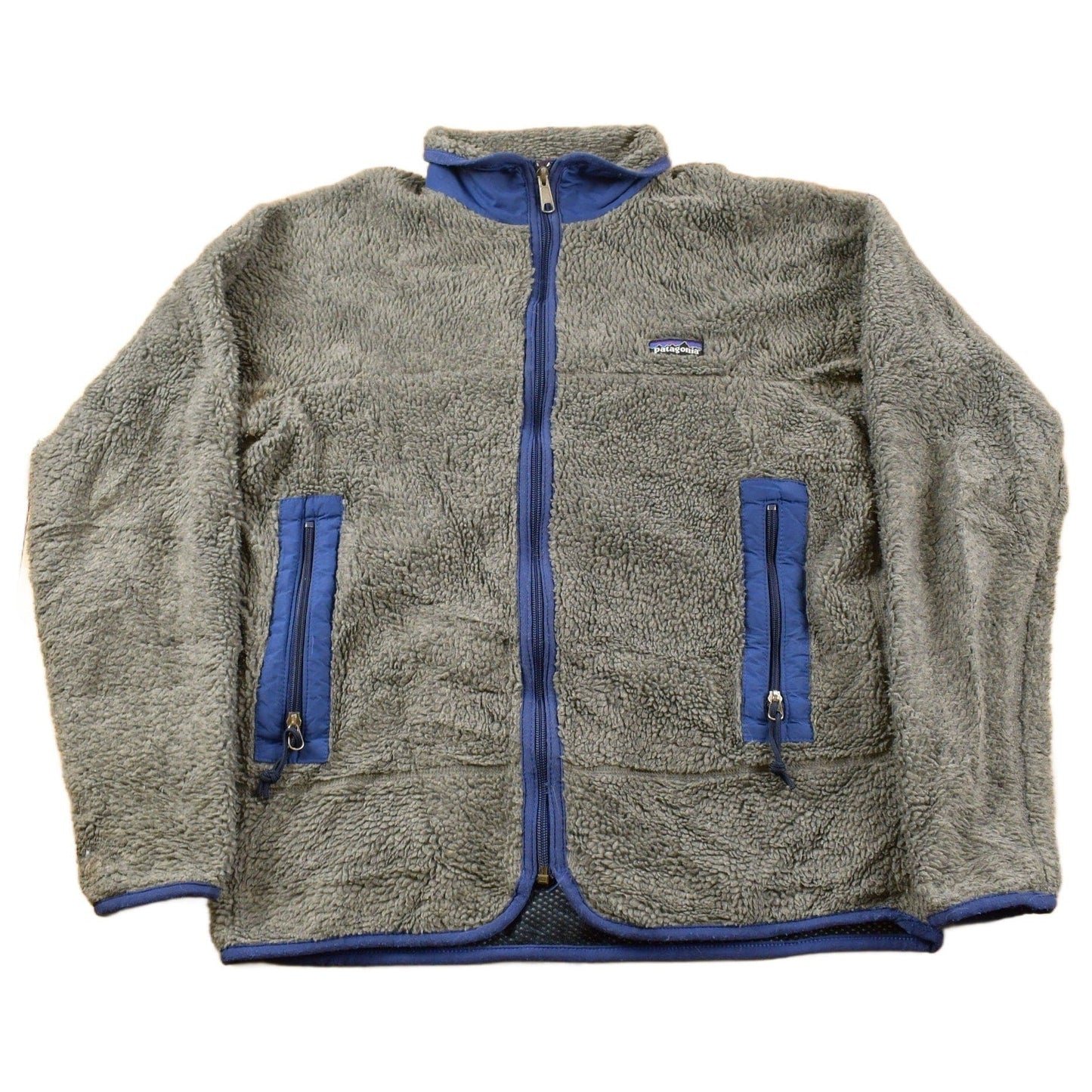 Vintage 1990s Patagonia Deep Pile Fleece Zip Up Sweater Men's Medium from propervintagecanada