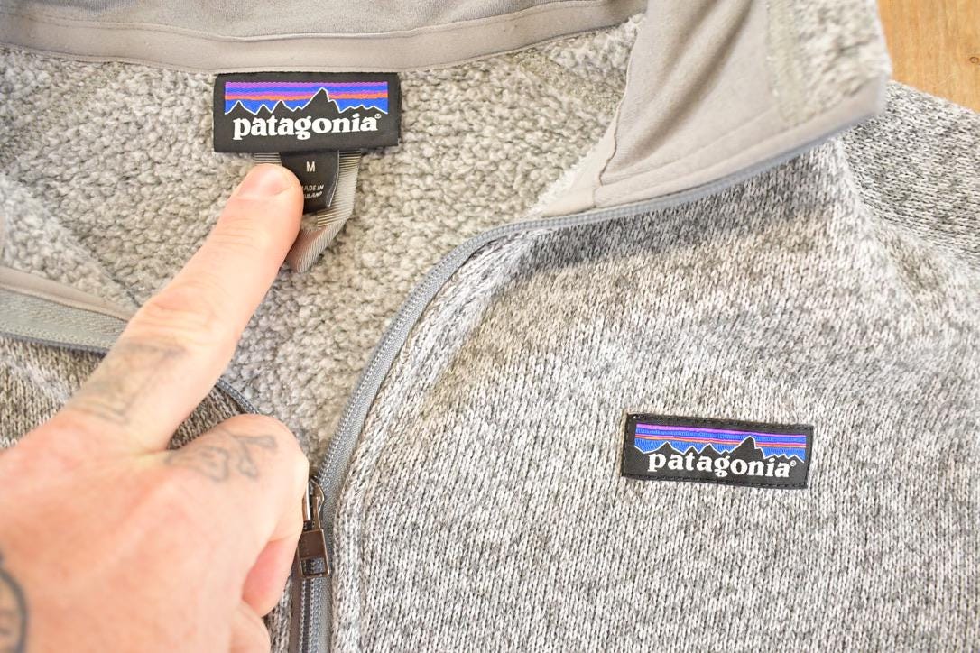 Vintage 1990s Patagonia Fleece Full Zip Sweater Women's XS from propervintagecanada
