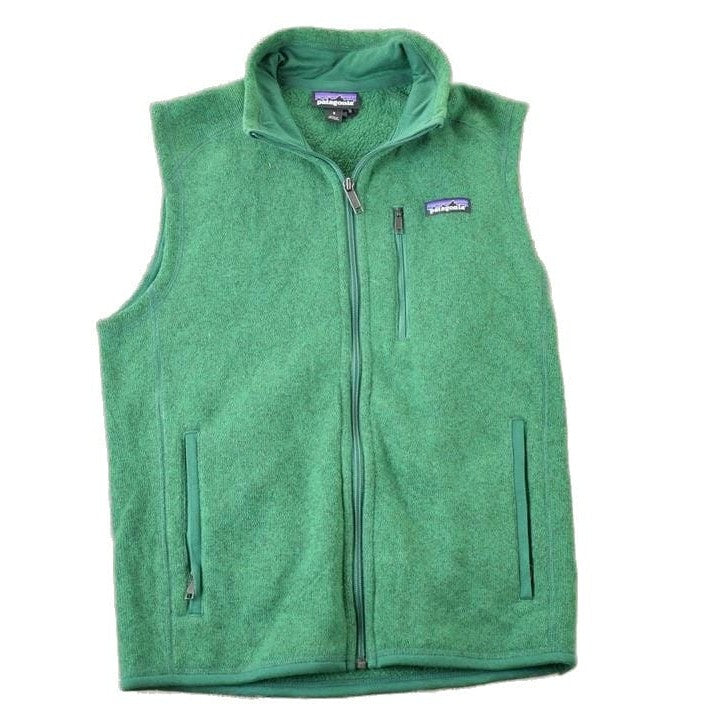 Vintage 1990s Patagonia Fleece Outdoorsman Sweater Vest Men's Small from propervintagecanada