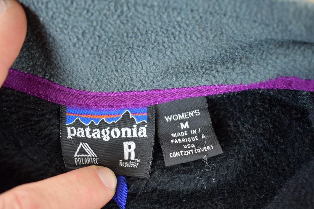 Vintage 1990s Patagonia Fleece Outdoorsman Sweater Women's M from propervintagecanada