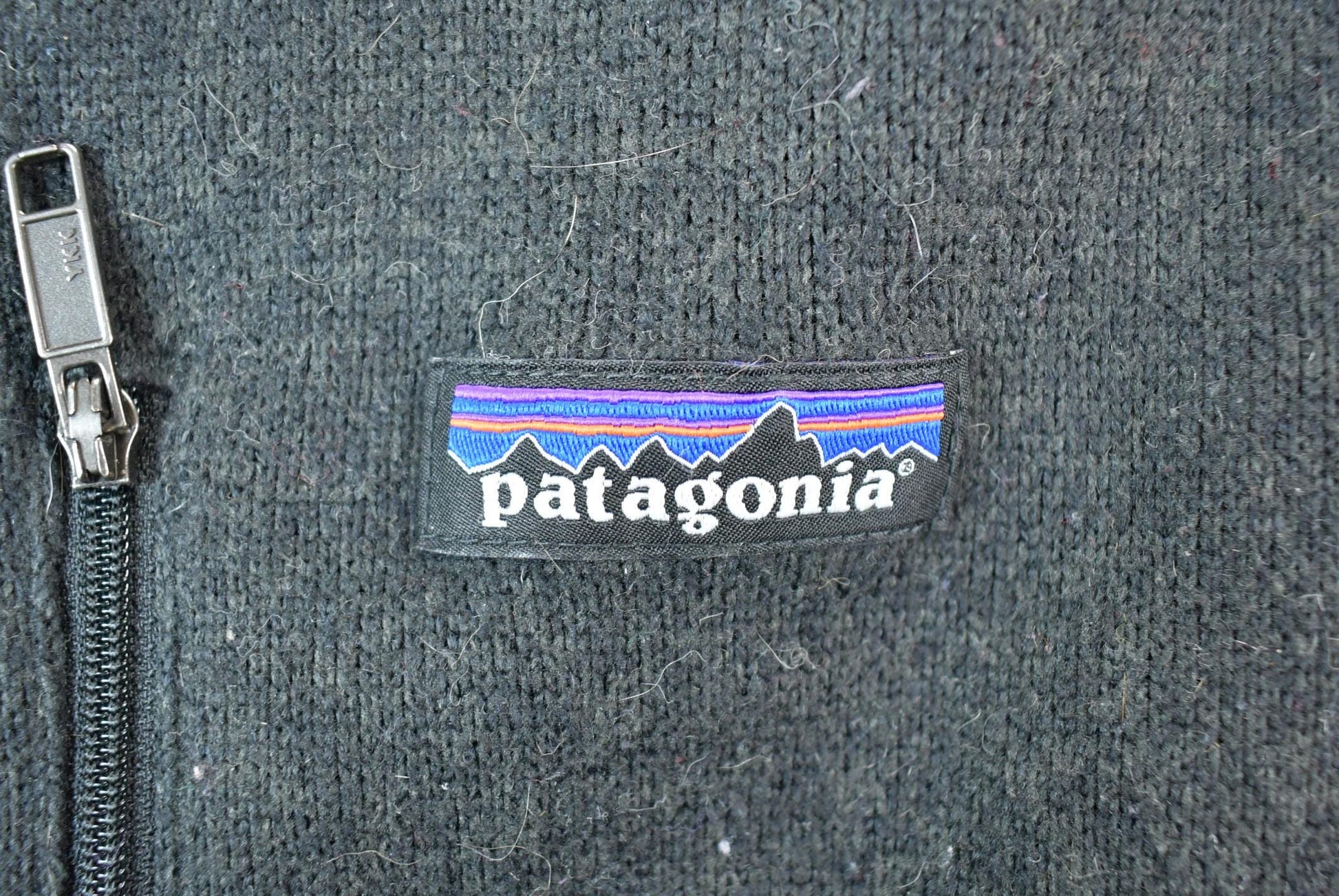 Vintage 1990s Patagonia Fleece Sweater Vest Men's Large from propervintagecanada
