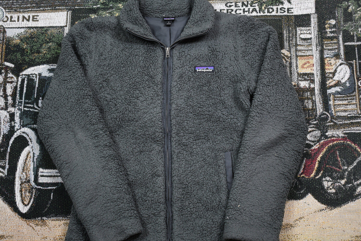 Vintage 1990s Patagonia Full Zip Deep Pile Sweater Women's S from propervintagecanada