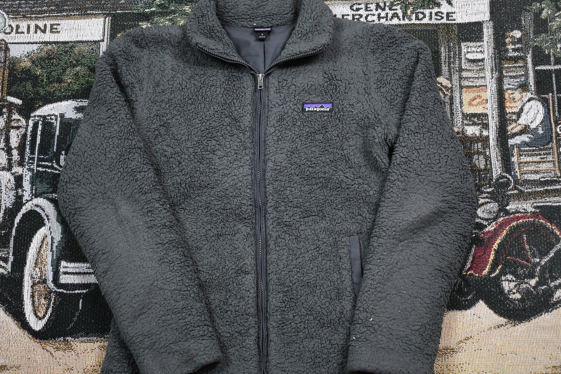 Vintage 1990s Patagonia Full Zip Deep Pile Sweater Women's S from propervintagecanada