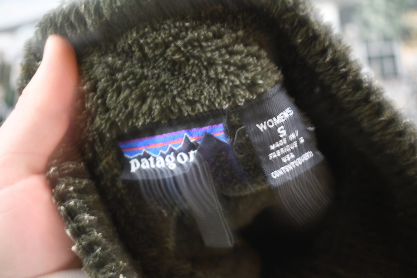 Vintage 1990s Patagonia Full Zip Deep Pile Sweater Women's S from propervintagecanada