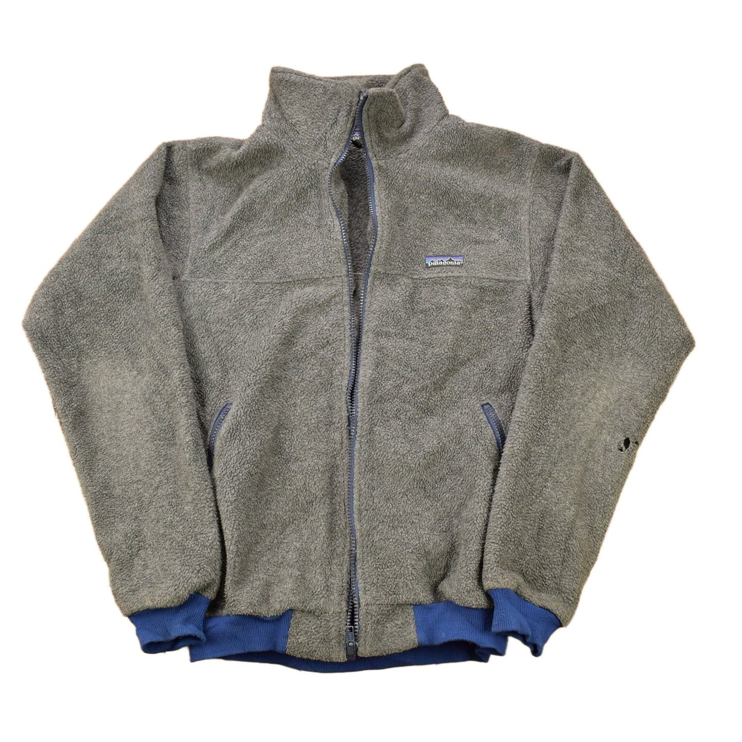 Vintage 1990s Patagonia Full Zip Fleece Sweater Men's Medium from propervintagecanada