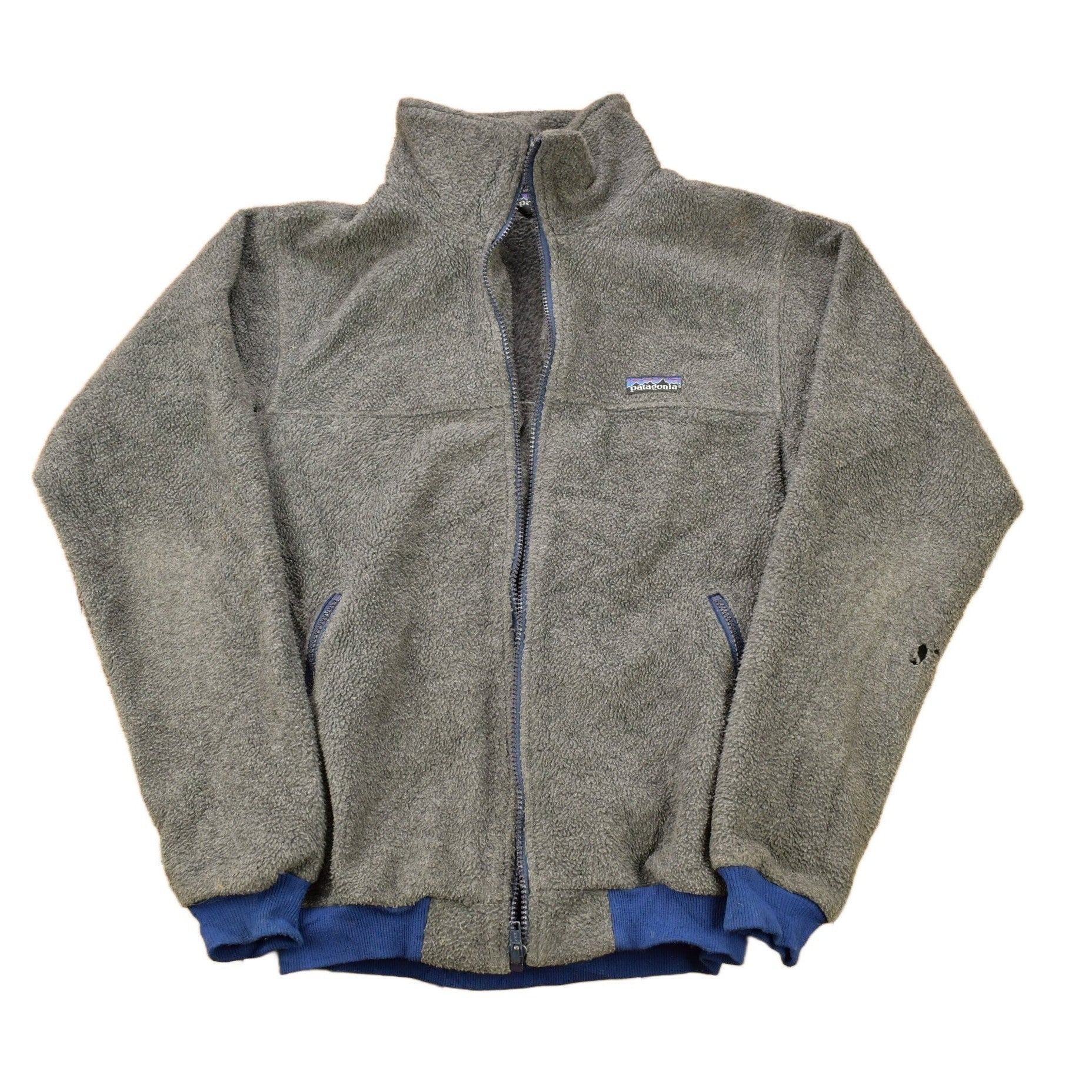 Vintage 1990s Patagonia Full Zip Fleece Sweater Men's Medium from propervintagecanada