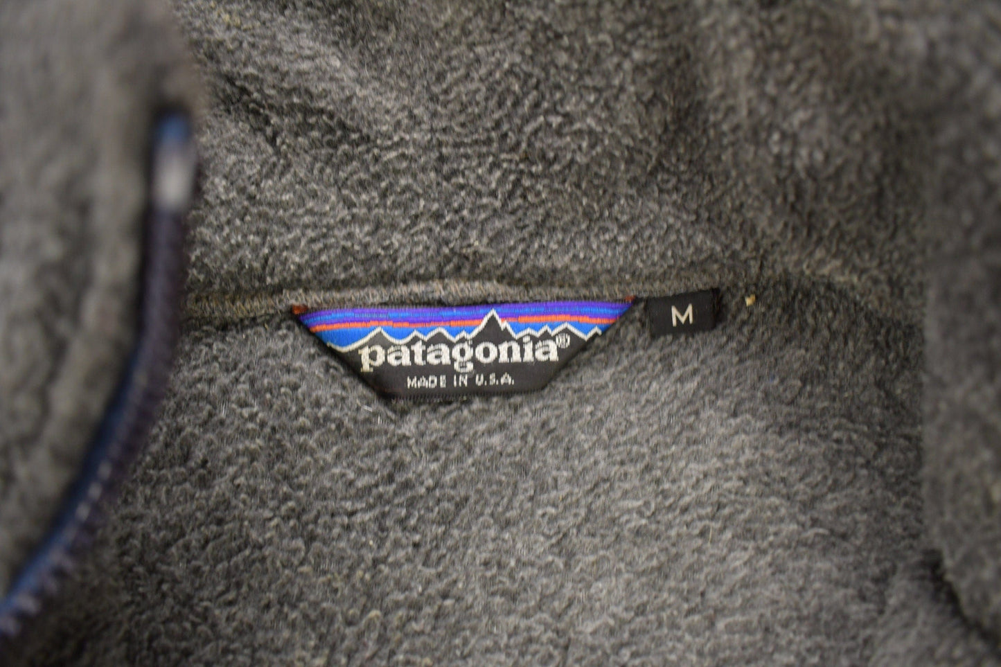 Vintage 1990s Patagonia Full Zip Fleece Sweater Men's Medium from propervintagecanada