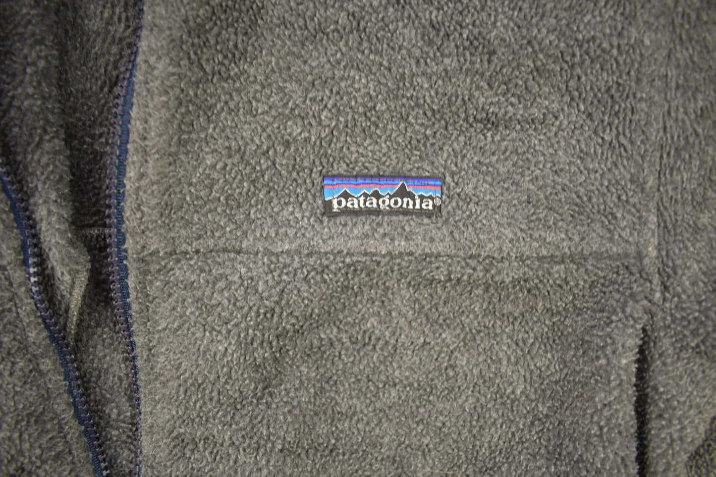 Vintage 1990s Patagonia Full Zip Fleece Sweater Men's Medium from propervintagecanada